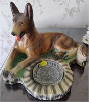 Vintage Dog Ashtray