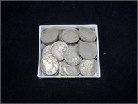 40- Buffalo nickels, mixed dates