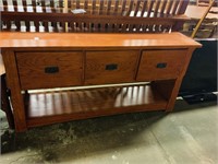 3 drawer long buffet table