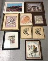 Large Wall Art Lot, 15+ pieces!