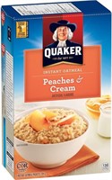 Quaker Peaches & Cream - 12x240g