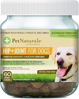 Pet Naturals, Hip+Joint for Dogs 60 Chewables