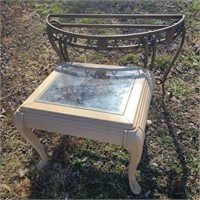 Wrought Iron Wall Table & Glass Top Table Projects