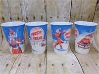 FROSTY TREAT DIXIE CUP PAPER CUPS VINTAGE ANTIQUE