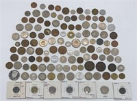 (170+) Coins from Many Countries, Includes Half