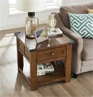 $390-Storm Contemporary Side Table