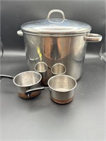 Large Revere Stock Pot and Mini Sauce Pans