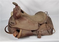 Vtg Western Riding Horse Saddle