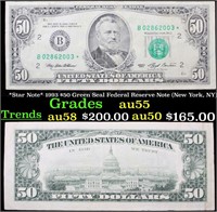 *Star Note* 1993 $50 Green Seal Federal Reserve No