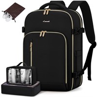 LOVEVOOK Carry on Backpack 3 Packing Cubes