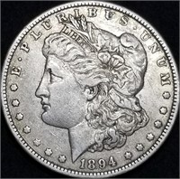 1894-O Morgan Silver Dollar, High Grade Semi-Key