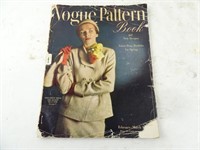 1949 Vogue Patterns Fashion Design Magazine