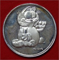 Garfield 1 Ounce Silver Round