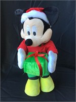Disney Mickey Mouse 22" Plush Christmas