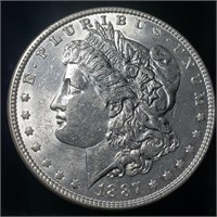 1887 Morgan Dollar - Flashy BU