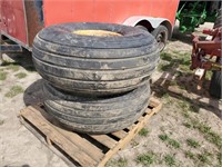 Pair 16.5L-16.1SL Tires & Rims