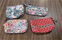 VERA BRADLEY ACCESSORY BAGS LOT OF 4