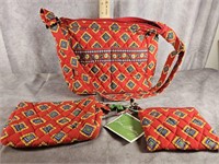 VERA BRADLEY PURSE, COIN PURSE & MAKEUP BAG NEW