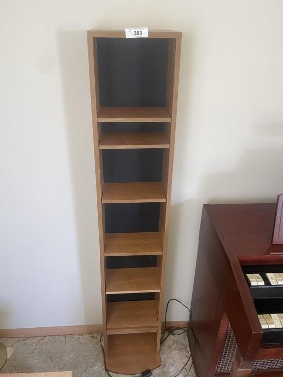 DVD WOOD SHELF