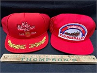 Budweiser and old Milwaukee hats