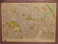 Antique Map - Bruges Belgium by Marcus Gerards