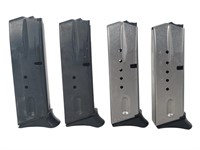 Four S&W 9mm Mags