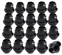 M12x1.5 OEM Lug Nuts with 3/4 Inch "19mm Black