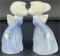 Vintage Porcelain Kissing Angels