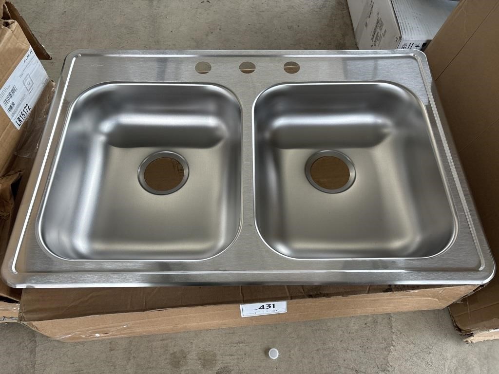 Dayton Double Bowl Stainless Steel Sink