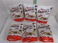 6 New Bags Kinder Bueno Mini