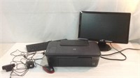 HP Printer,Dell Monitor, Keyboard, Etc - R12D