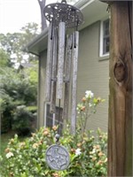 SMALL TEXAS WINDCHIMES AND 5" TRIANGLE