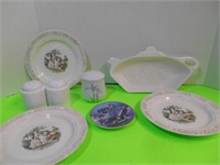 3 Vintage Cake Plates and More