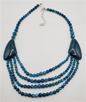 (KC) Jay King Electric Blue Apatite Necklace with
