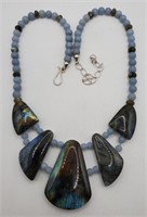 (KC) Jay King Labradorite and Blue Anhydrite