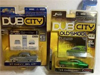 Dub City cars 57 BelAir , 49 Cadillac