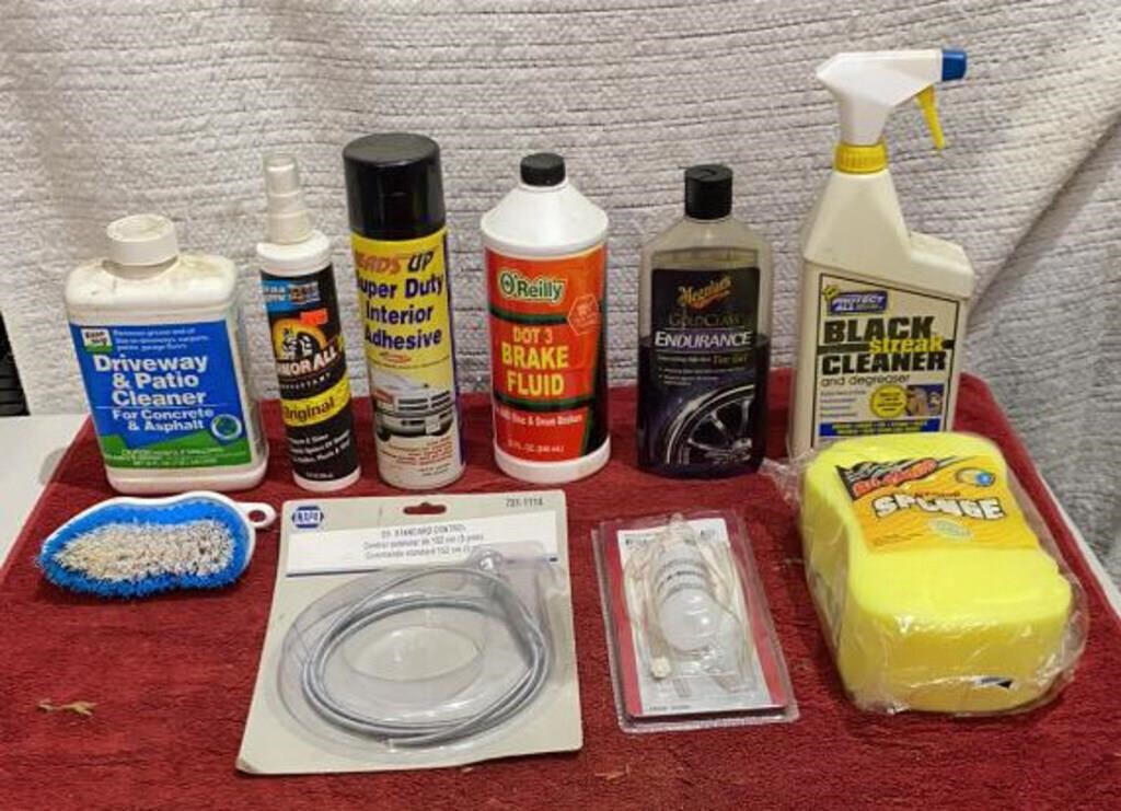 Automotive Cleaners & Assorted Supplies