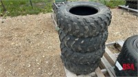 2 ATV Tires 24x8x12  2- ATV Tires 24x9x11