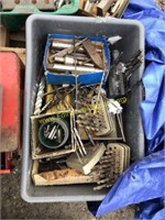 E2 (2) bins of machinist tools, impact, drill
