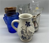 Collection of Vintage Syrup Pitchers and Creamers