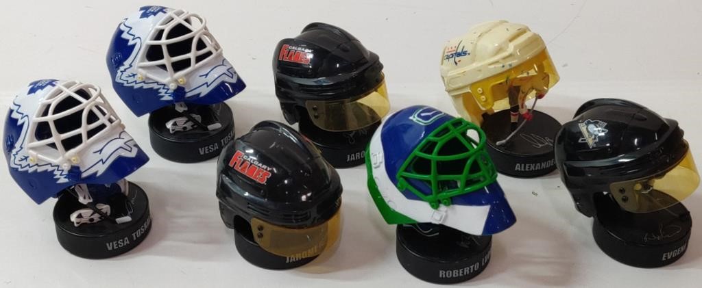 7 NHL Helmets incl Ovechkin