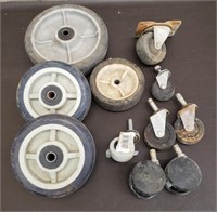 Lot of Casters & Wheels