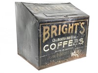 RARE Bright's Large Coffee Tin Storage Bin