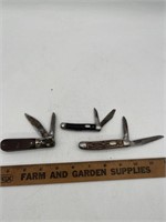 Vintage pocket knife lot