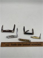 Vintage pocket knives lot some need  repair