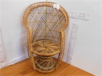 CHILDS  DOLL RATTAN CHAIR