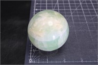 Large, Highly Chatoyant Green Pistachio Calcite
