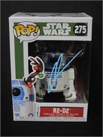 GEORGE LUCAS SIGNED R2-D2 FUNKO POP COA