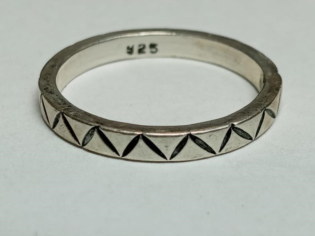 OF) 925 sterling silver ring size 11