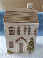 Vintage 1980s  OMC Otagiri Hand Painted House